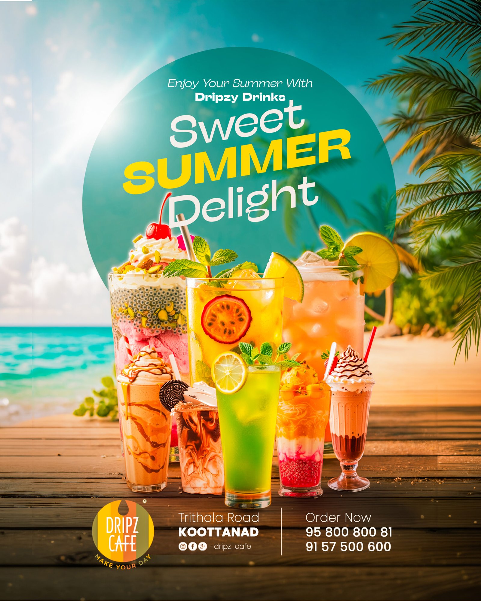 dripz summer delight poster